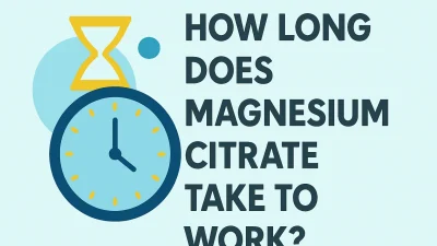 semaglutide and magnesium citrate How long does magnesium citrate take to work? Expected Timeline and Results